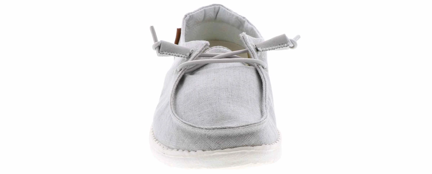 Hey Dude Wendy Chambray Light Grey Women's Casual Shoe 6 Hey Dude Wendy Chambray Light Grey Women's Casual Shoe - Image 6