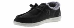 Hey Dude Wendy Corduroy Women's Casual Shoe 10 Hey Dude Wendy Corduroy Women's Casual Shoe -Bearpaw Shop heydude wendy cord black grey05 1
