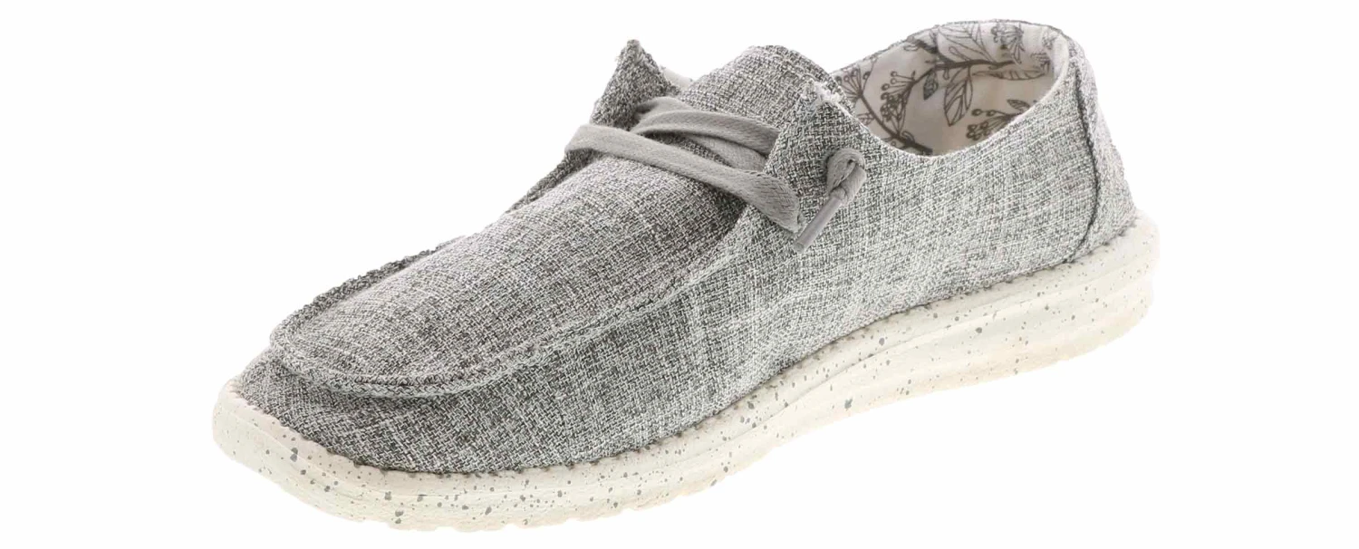Hey Dude Wendy Iron Linen Women's Casual Shoe 5 Hey Dude Wendy Iron Linen Women's Casual Shoe - Image 5