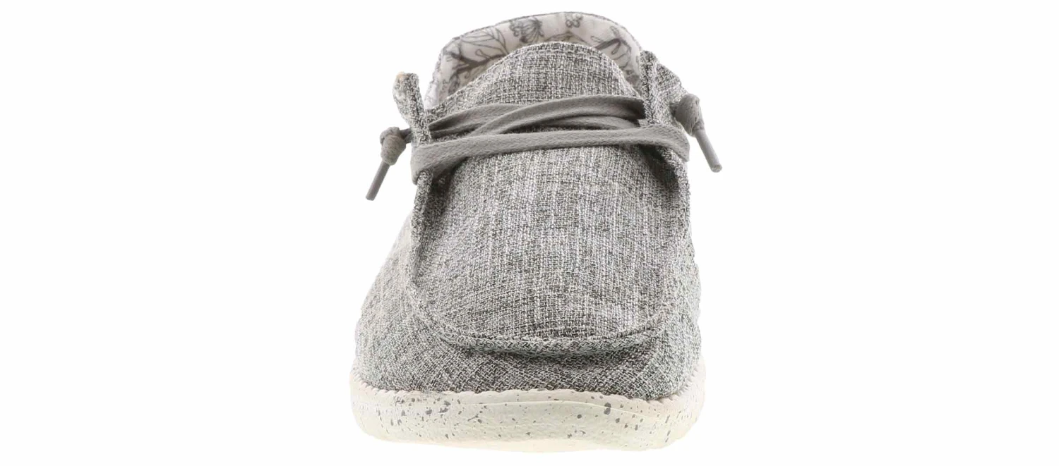 Hey Dude Wendy Iron Linen Women's Casual Shoe 6 Hey Dude Wendy Iron Linen Women's Casual Shoe - Image 6