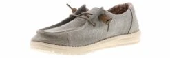 Hey Dude Wendy Stretch Steppa Canvas Women's Casual Shoe -Bearpaw Shop heydude wendy steppa grey05