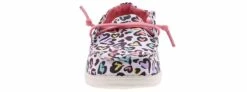 Hey Dude Wendy Youth Girls’ (11-3) Casual Shoe -Bearpaw Shop heydude wendyyouthleopard 130120170 white06