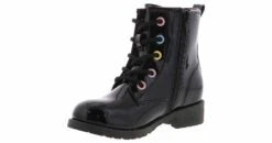 Jellypop Lil Candy Apple Toddler Girls’ (7-10) Combat Boot -Bearpaw Shop jellypop t17tps027 lilcandyappleblackcombat black05