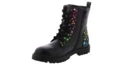 Jessica Carlyle Welma Girls’ (11-3) Combat Boot -Bearpaw Shop jessicacarlyle 72welma 77k mlt welmastars black05