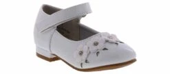 Josmo White Patent Floral Girls’ (7-12) Dress Heel