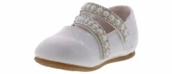 Josmo White Patent Infant Girls’ (2-6) Dress Shoe -Bearpaw Shop josmo 88432j white whitepatentinfantflat white05