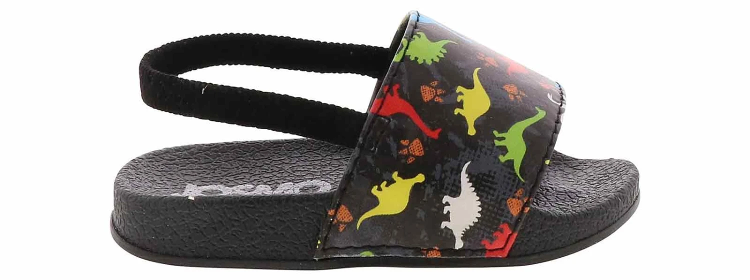 Josmo Dino Infant Boys’ (2-4) Water Slide Sandal 2 Josmo Dino Infant Boys’ (2-4) Water Slide Sandal - Image 2