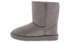 Josmo Jessie Silver Girls’ (11-5) Fashion Boot -Bearpaw Shop josmo 92385 silver josmojessiesilverboot metallic04