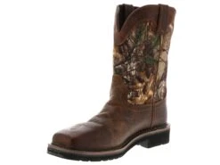 Justin Boots Rugged Men's Work Boot -Bearpaw Shop justinboots rugged wk4677 brown camo05 1