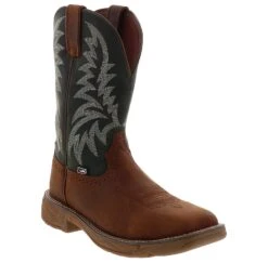 Justin Boots Stampede Rush Square Toe Men’s Wide-Width Western Boot