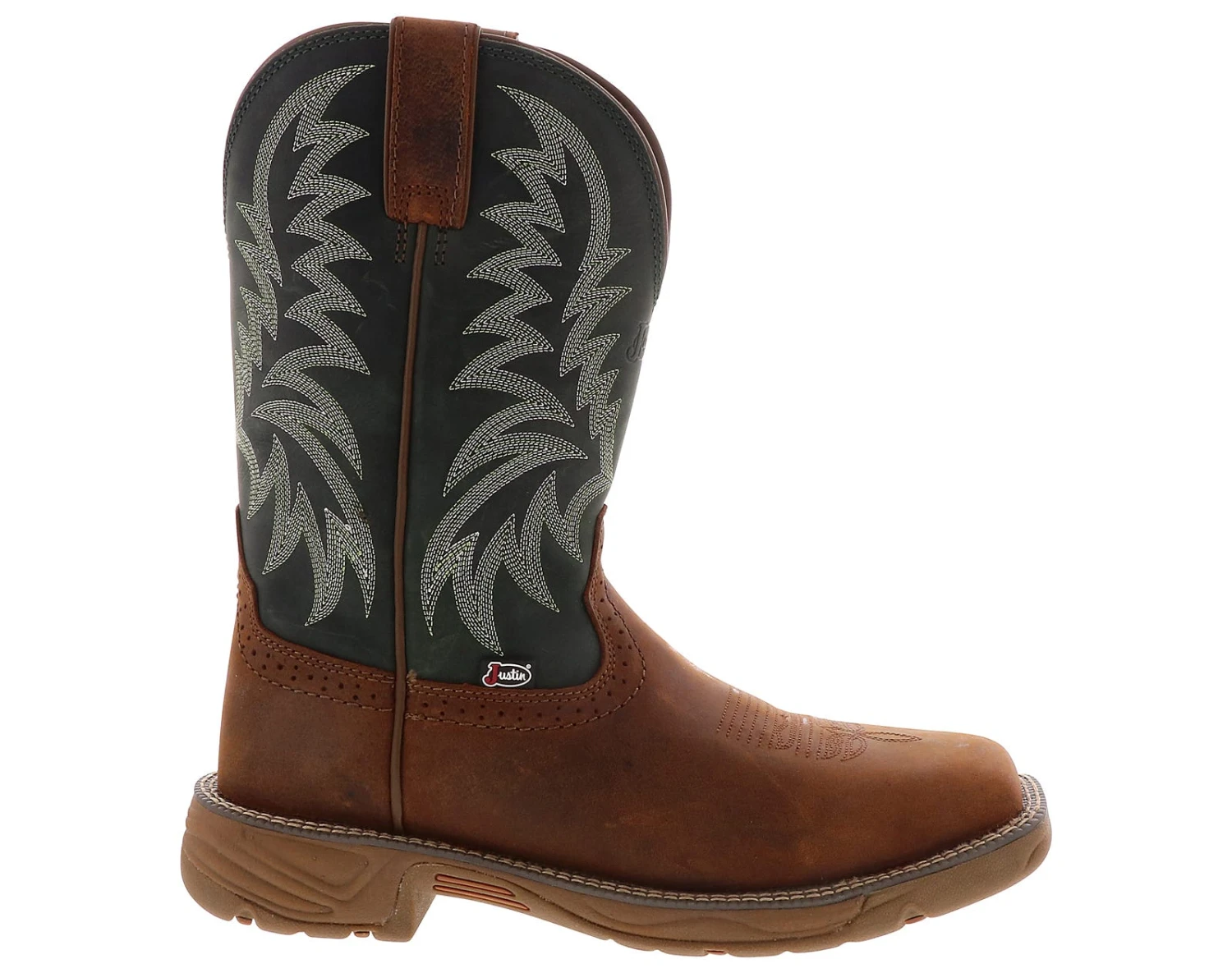 Justin Boots Stampede Rush Square Toe Men’s Wide-Width Western Boot 2 Justin Boots Stampede Rush Square Toe Men’s Wide-Width Western Boot - Image 2