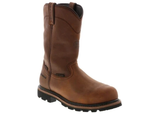 Justin Boots Wyoming Men's Work Boot -Bearpaw Shop justinboots wyoming wk4630 brown01