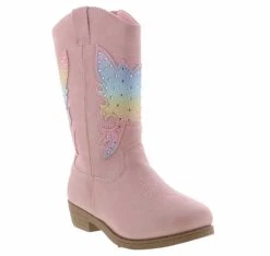 Kensie Girl Toddler Girls’ (6-10) Western Boot -Bearpaw Shop kensiegirl kg17722n pink kensiegirltoddlerpinkboot pink01
