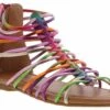 Kensie Girl Rainbow Gladiator Girls’ (11-4) Sandal