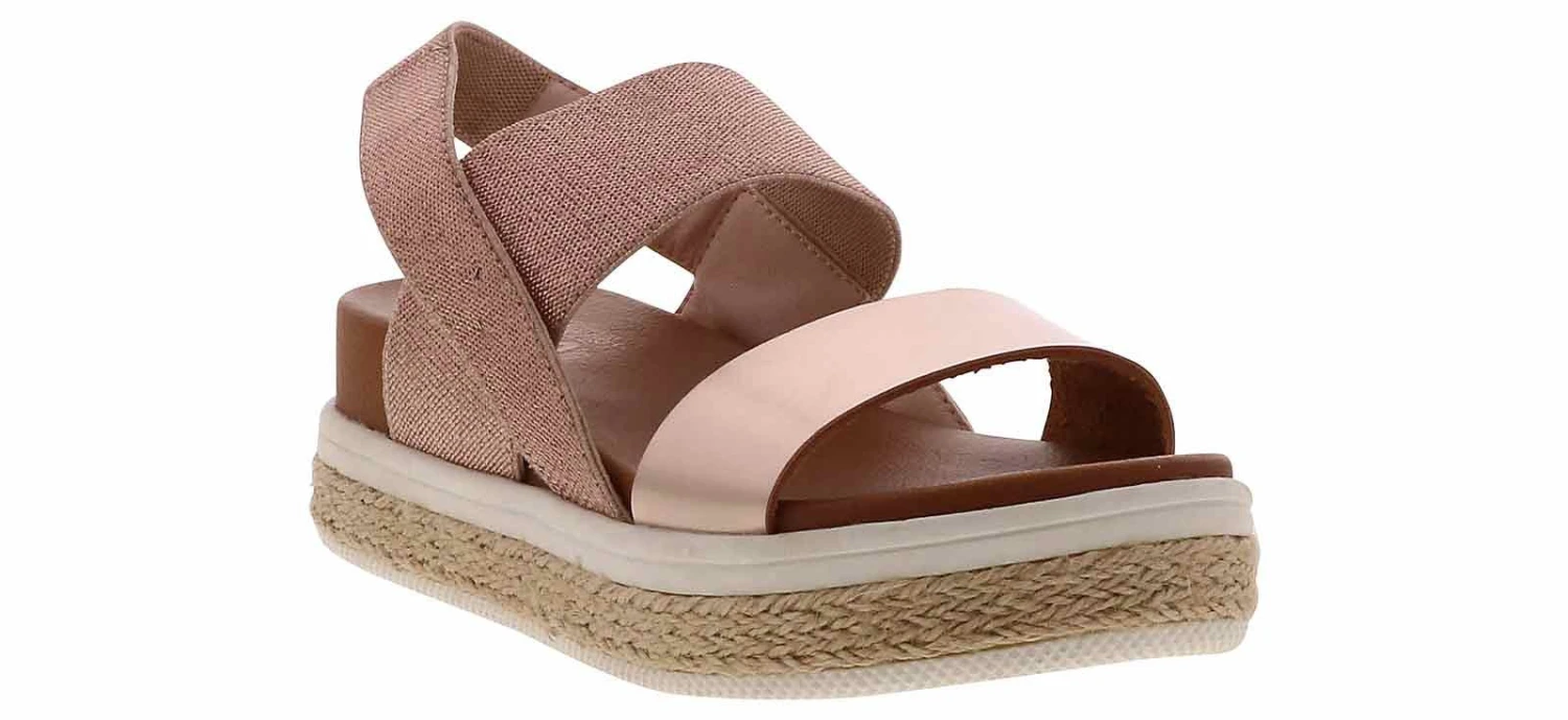 Mia Kids Dezray Rosegold Girls’ (13-5) Platform Sandal 1 Mia Kids Dezray Rosegold Girls’ (13-5) Platform Sandal