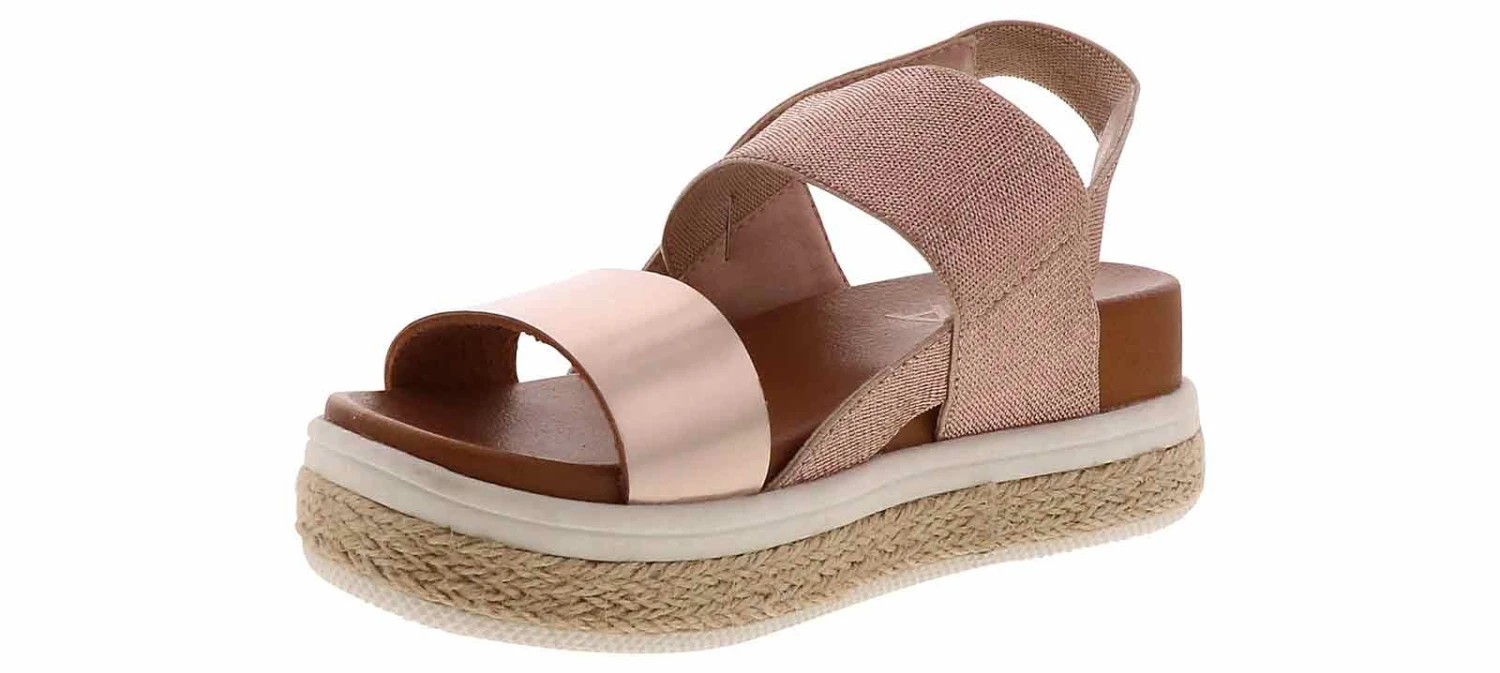 Mia Kids Dezray Rosegold Girls’ (13-5) Platform Sandal 5 Mia Kids Dezray Rosegold Girls’ (13-5) Platform Sandal - Image 5