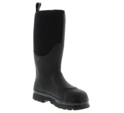 Muck Chore Hi Met Men's Safety Toe Boot -Bearpaw Shop muck chore hi met black05