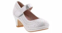 Nanette Lepore Lil Silvia Toddler (7-10) Girls’ Dress Shoe -Bearpaw Shop nanettelepore lilsilviasilver nl87916silver silver01