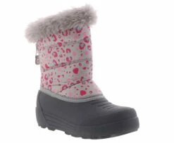 Northside Ava Girls’ (11-4) Snow Boot -Bearpaw Shop northside 921001g 037 avagrayleopard grey01