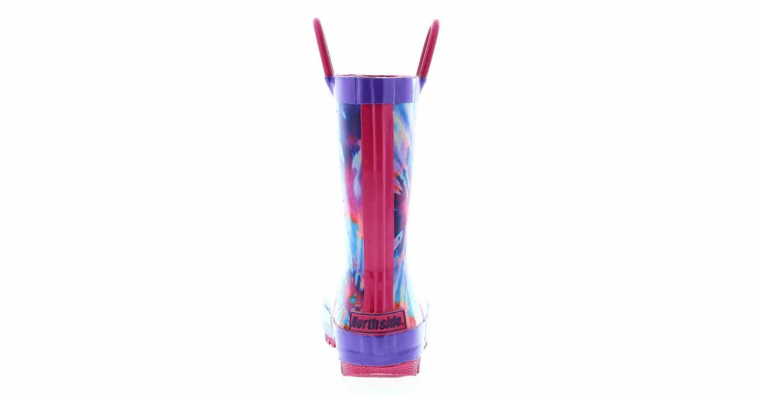 Northside Tie-Dye Toddler Girls' (6-10) Rainboot 3 Northside Tie-Dye Toddler Girls' (6-10) Rainboot - Image 3
