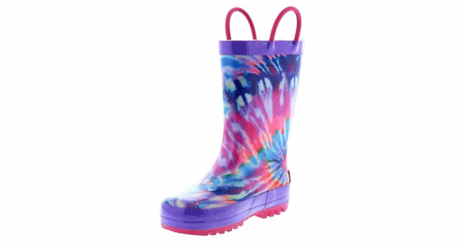 Northside Tie-Dye Toddler Girls' (6-10) Rainboot 5 Northside Tie-Dye Toddler Girls' (6-10) Rainboot - Image 5