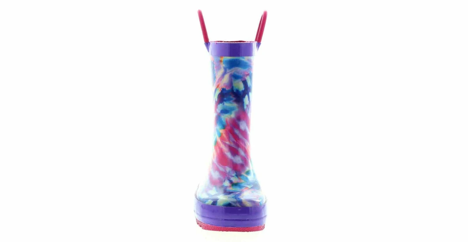 Northside Tie-Dye Toddler Girls' (6-10) Rainboot 6 Northside Tie-Dye Toddler Girls' (6-10) Rainboot - Image 6