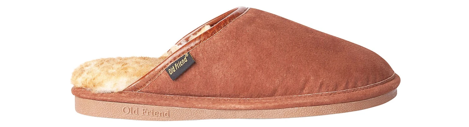 Old Friend Scuff Brown Men's Slipper 2 Old Friend Scuff Brown Men's Slipper - Image 2