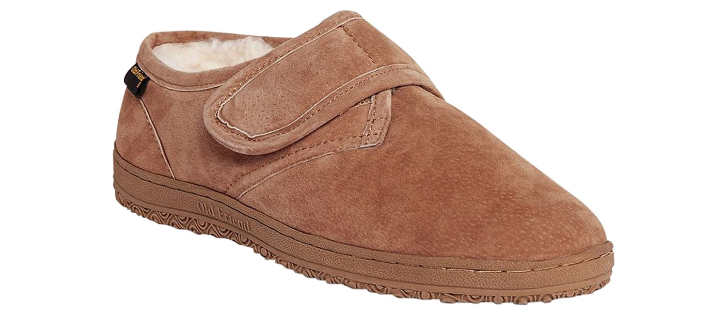 Old Friend Adjustable Bootee Men's Wide Slipper 1 Old Friend Adjustable Bootee Men's Wide Slipper