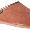 Old Friend Scuff Chestnut Men's Wide Slipper