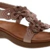 Spring Footwear Enrica Blush Flower Women’s Fashion Sandal