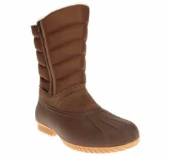 Propet Illia Women's Cold Weather Boot -Bearpaw Shop propet llia brown illia pnc 3v 01