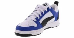 Puma Rebound Layup Lo SL Jr Boys’ (4-7) Athletic Sneaker -Bearpaw Shop puma 37049019 reboundlayuplosljr white05