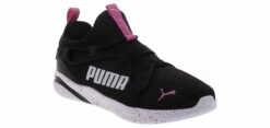 Puma Softride Rift Slip-On Speckle Toddler Girls’ (5-10) Running Shoe -Bearpaw Shop puma 37724201 softrideriftsliponspeckle black01