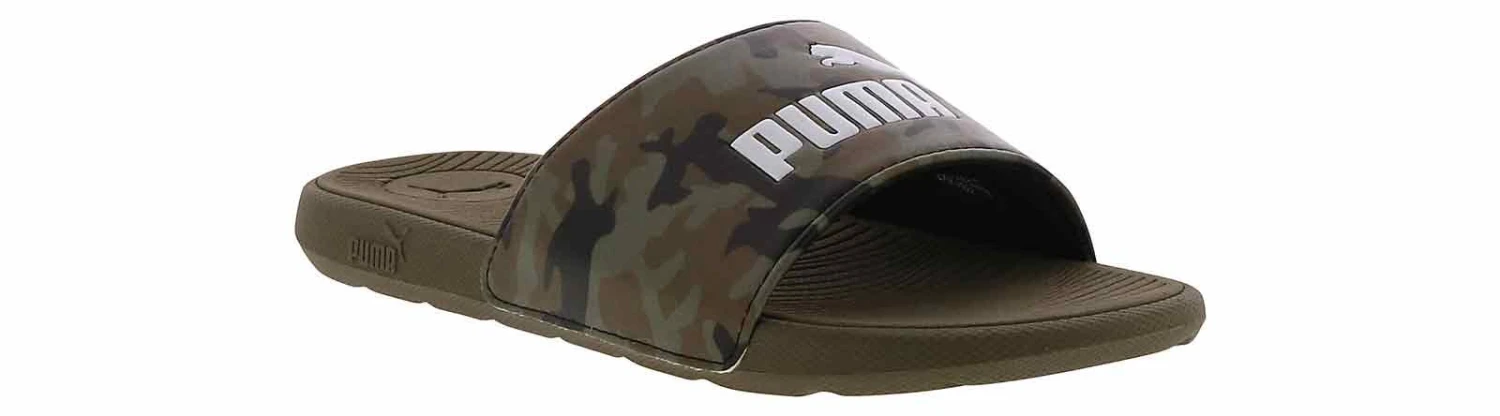 Puma Cool Cat 2 Camo Jr Boys’ (4-7) Slide Sandal 1 Puma Cool Cat 2 Camo Jr Boys’ (4-7) Slide Sandal