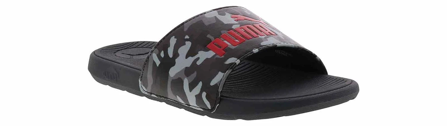 Puma Cool Cat 2 Camo Jr Boys’ (4-7) Slide Sandal 1 Puma Cool Cat 2 Camo Jr Boys’ (4-7) Slide Sandal