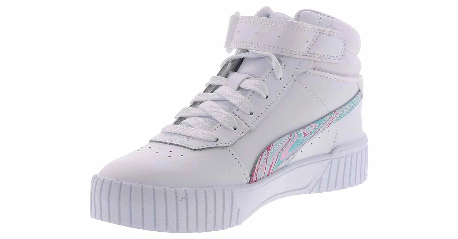 Puma Carina 2.0 Mid Whipped Dreams Jr Girls’ (4-6) Sneaker 5 Puma Carina 2.0 Mid Whipped Dreams Jr Girls’ (4-6) Sneaker - Image 5