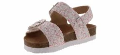 Rachel Lil Sasha Toddler Girls’ (5-10) Footbed Sandal -Bearpaw Shop rachel lil sasha wht lilsashawhtpnkfootbed white05
