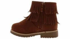 Rugged Bear Fringe Toddler Girls’ (5-10) Bootie -Bearpaw Shop ruggedbear rb89976n tan ruggedbearfringetanbootie brown04