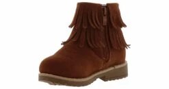 Rugged Bear Fringe Toddler Girls’ (5-10) Bootie -Bearpaw Shop ruggedbear rb89976n tan ruggedbearfringetanbootie brown05