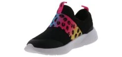 Shaq Verse Misses Girls’ (13-5) Running Shoe -Bearpaw Shop shaq q8513gbklp versemissesblkleopard black05