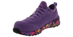Skechers Bulklin Balran Women’s Comp-Toe Safety Shoe -Bearpaw Shop skechers 108033 prmt bulklinbalran purple05