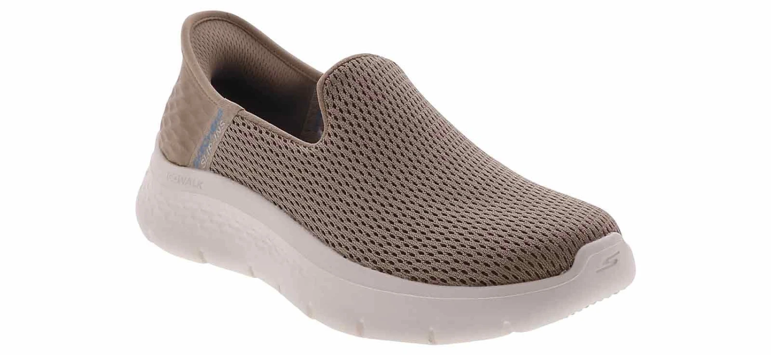 Skechers Go Walk Flex Taupe Women’s Wide-Width Casual Shoe 1 Skechers Go Walk Flex Taupe Women’s Wide-Width Casual Shoe