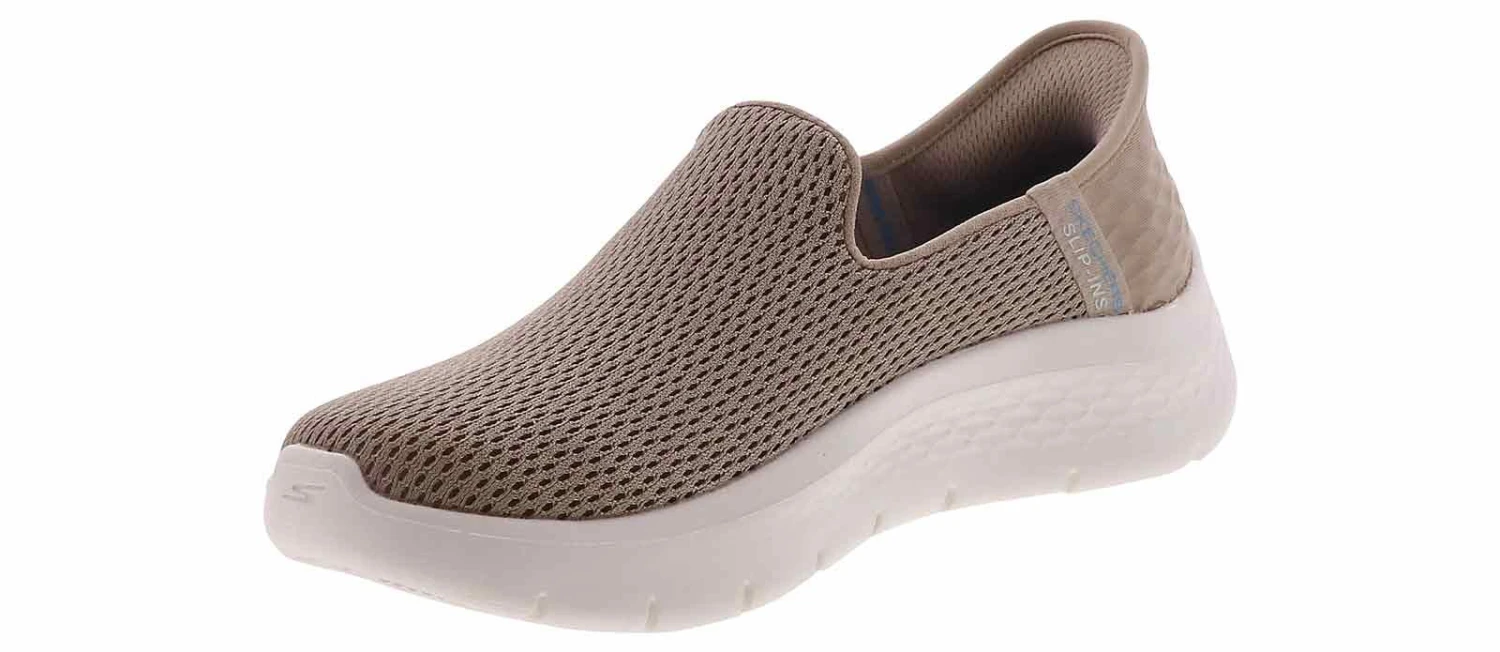 Skechers Go Walk Flex Taupe Women’s Wide-Width Casual Shoe 5 Skechers Go Walk Flex Taupe Women’s Wide-Width Casual Shoe - Image 5