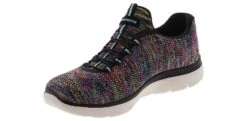 Skechers Summits Space Dye Women’s Athletic Sneaker -Bearpaw Shop skechers 149939 bkmt summitsspacedye black05