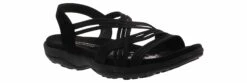 Skechers Reggae Slim Stretch Women’s Wide-Width Sandal -Bearpaw Shop skechers 163023 blk reggaeslimstretch black01 2