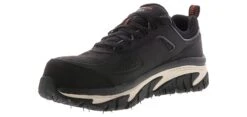 Skechers Road Walker Raylan Men’s Safety-Toe Shoe -Bearpaw Shop skechers 200154 blk archfitroadwalkerraylan black05