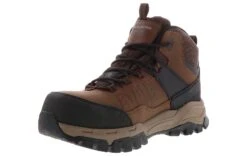 Skechers Arch Fit Tarver Men’s Comp-Toe Work Boot -Bearpaw Shop skechers 200161 brbk archfittarver brown05