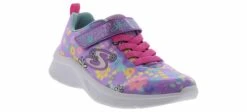 Skechers Microspec Floral Girls’ (11-4) Running Shoe