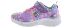 Skechers Microspec Floral Toddler Girls’ (5-10) Athletic Shoe -Bearpaw Shop skechers 302347n lvmt microspecfloral purple04