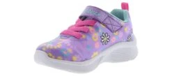 Skechers Microspec Floral Toddler Girls’ (5-10) Athletic Shoe -Bearpaw Shop skechers 302347n lvmt microspecfloral purple05